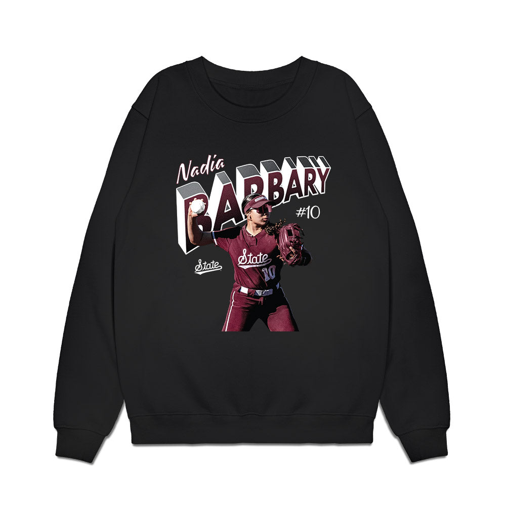 Mississippi State - NCAA Softball : Nadia Barbary - Collage Premium Crewneck Sweatshirt-0