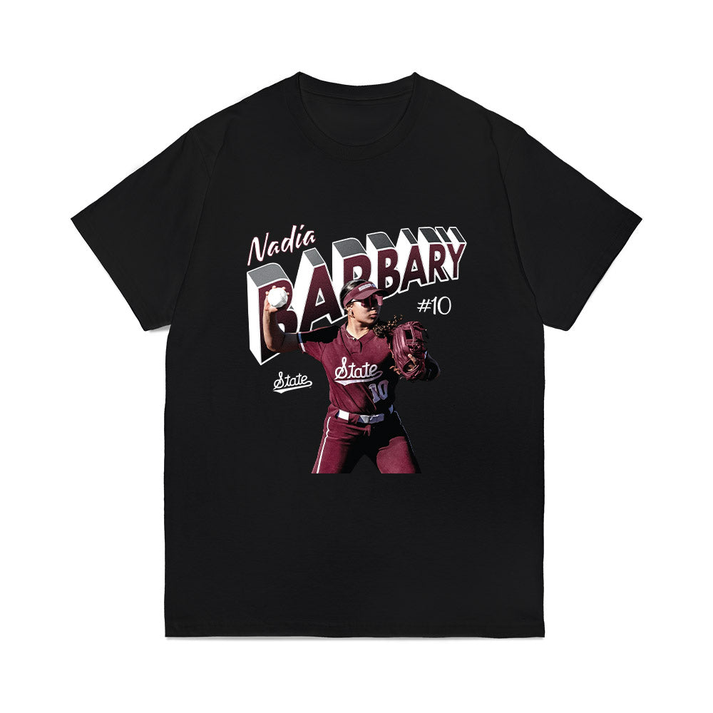 Mississippi State - NCAA Softball : Nadia Barbary - Collage Comfort Colors T-Shirt-0