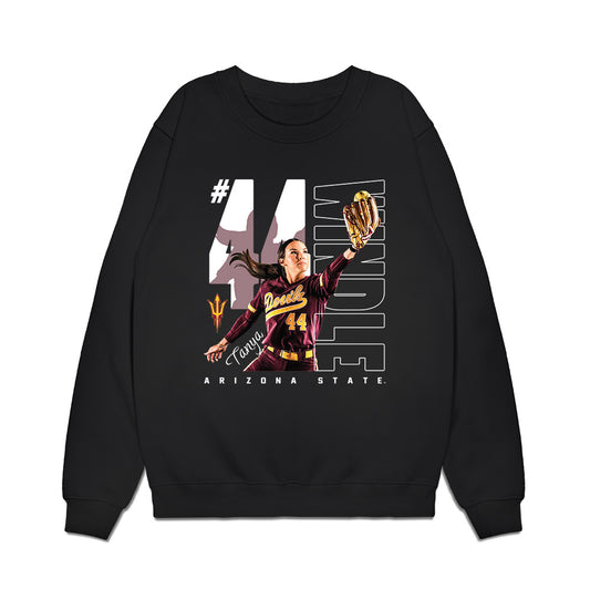 Arizona State - NCAA Softball : Tanya Windle - Collage Premium Crewneck Sweatshirt-0