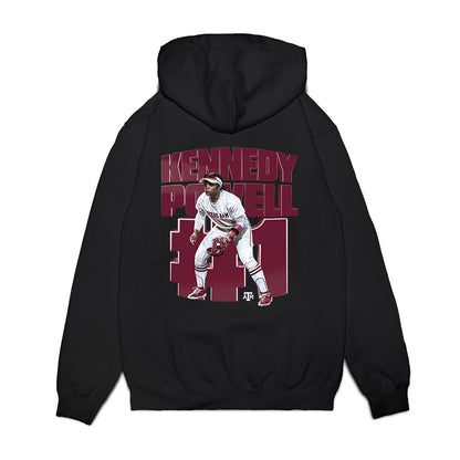 Texas A&M - NCAA Softball : Kennedy Powell - Collage Premium Hooded Sweatshirt-1