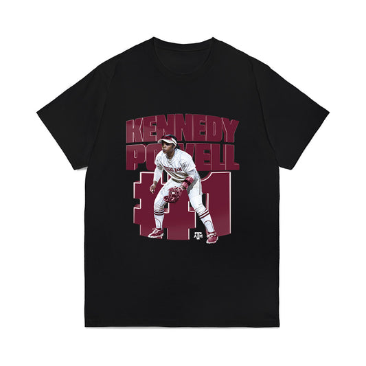Texas A&M - NCAA Softball : Kennedy Powell - Collage Comfort Colors T-Shirt-0
