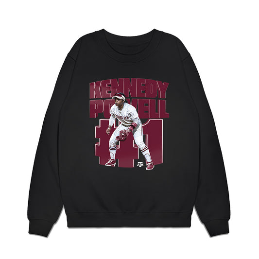 Texas A&M - NCAA Softball : Kennedy Powell - Collage Premium Crewneck Sweatshirt-0