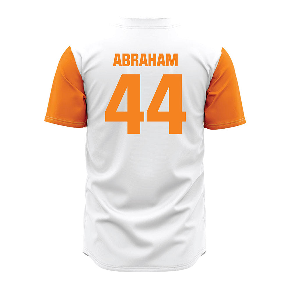 Tennessee - NCAA Baseball : Nic Abraham - White Jersey-1