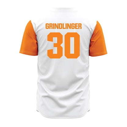 Tennessee - NCAA Baseball : Trent Grindlinger - White Jersey-1