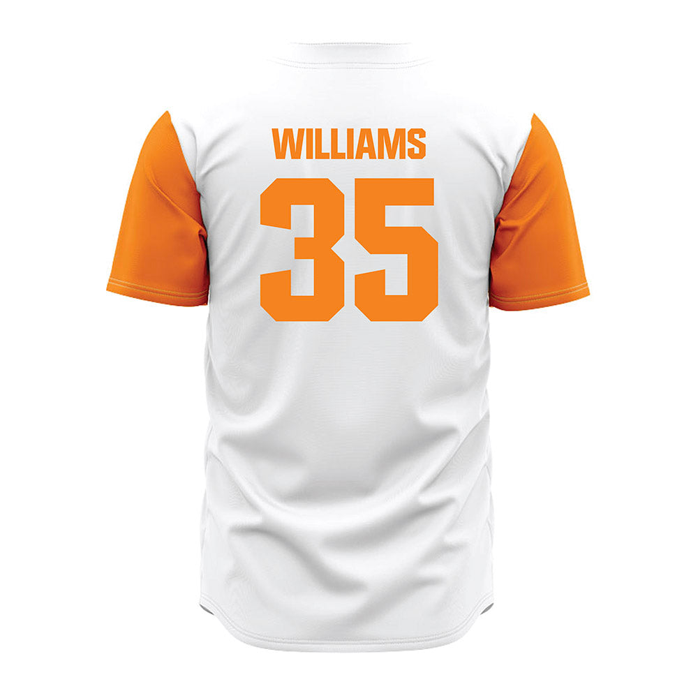 Tennessee - NCAA Baseball : Cash Williams - White Jersey-1
