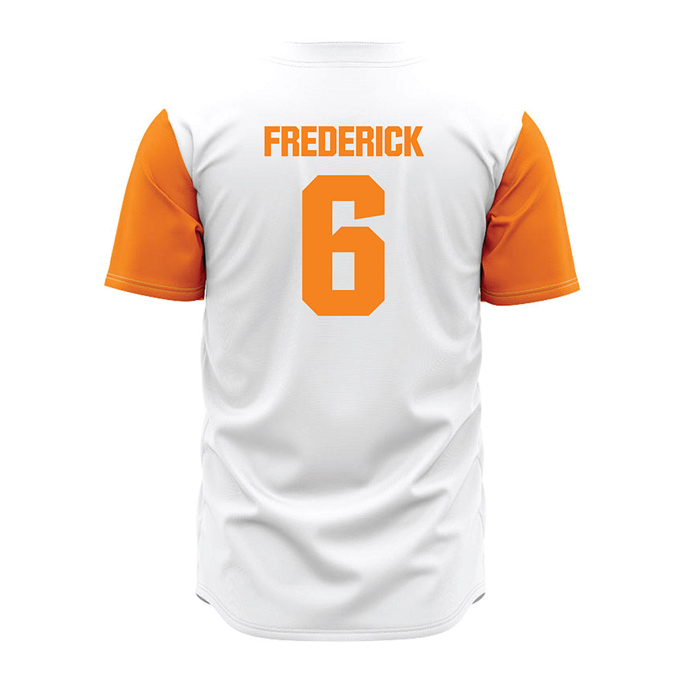 Tennessee - NCAA Baseball : Brady Frederick - White Jersey-1