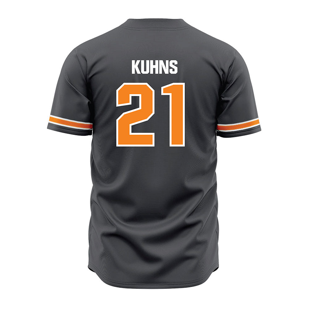 Tennessee - NCAA Baseball : Tegan Kuhns - Grey Jersey-1