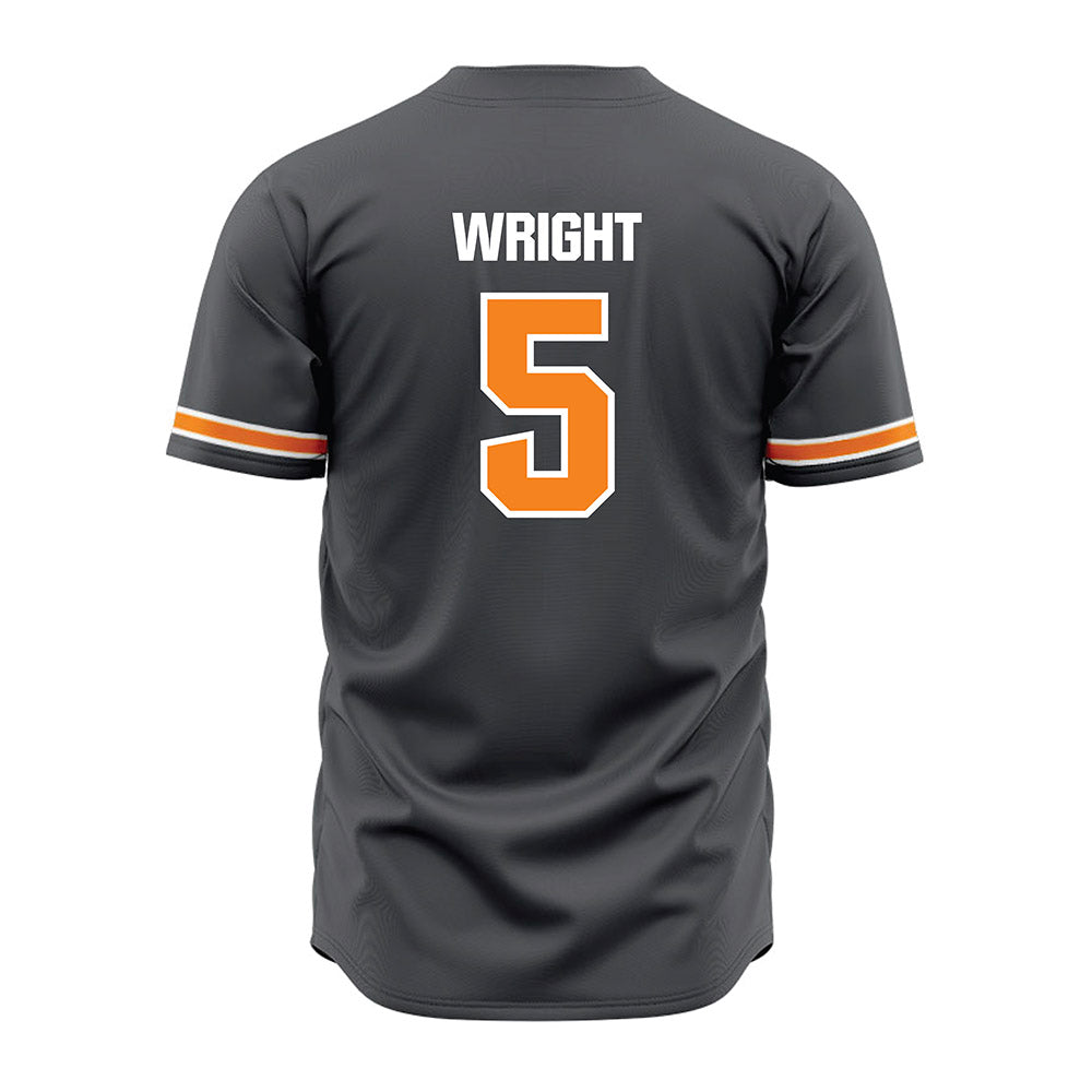 Tennessee - NCAA Baseball : Garrett Wright - Grey Jersey-1