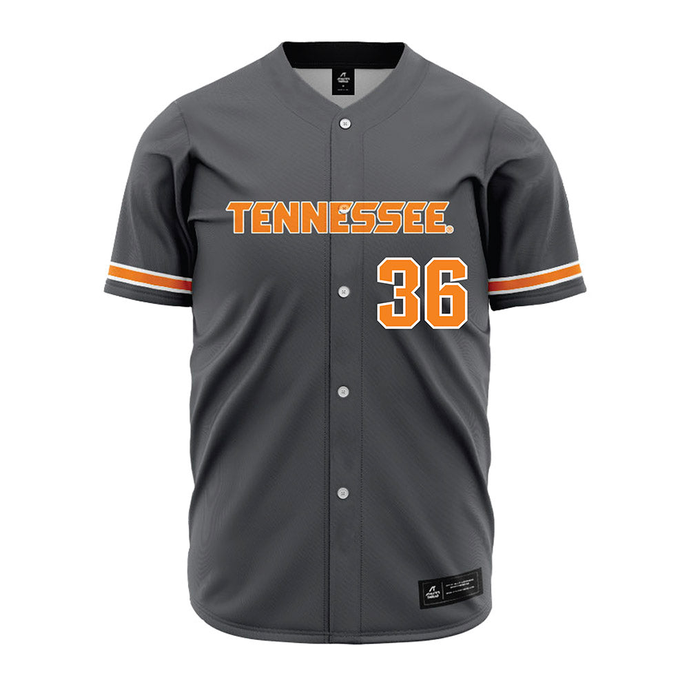 Tennessee - NCAA Baseball : Sawyer Deering - Grey Jersey-0