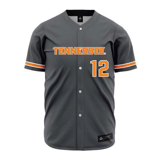 Tennessee - NCAA Baseball : Evan Hankins - Grey Jersey-0