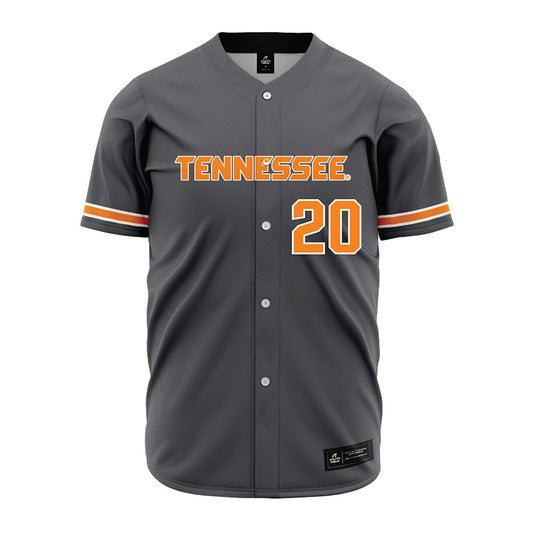 Tennessee - NCAA Baseball : Tyler Myatt - Grey Jersey-0