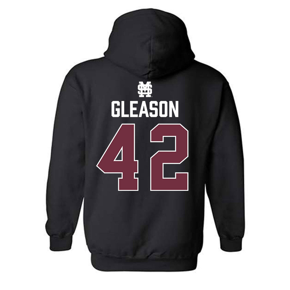 Mississippi State - NCAA Baseball : Jack Gleason - Classic Shersey Hooded Sweatshirt-1
