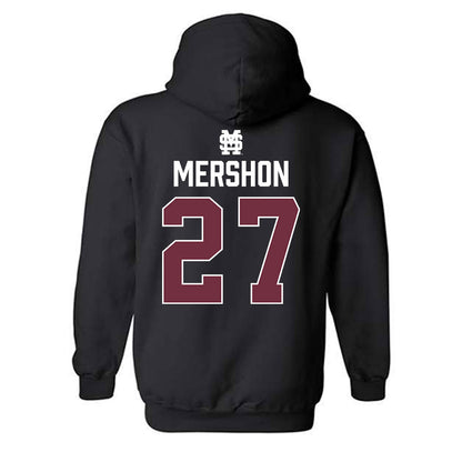 Mississippi State - NCAA Baseball : Peter Mershon - Classic Shersey Hooded Sweatshirt-1