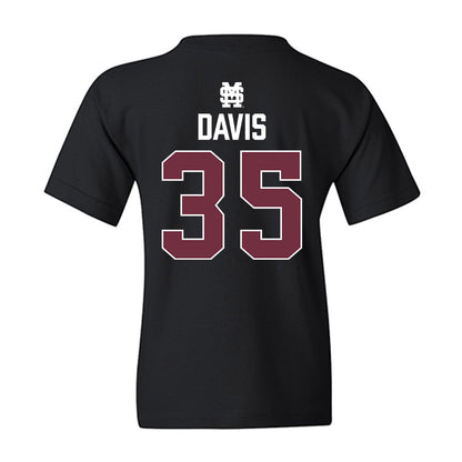 Mississippi State - NCAA Baseball : Ben Davis - Classic Shersey Youth T-Shirt-1