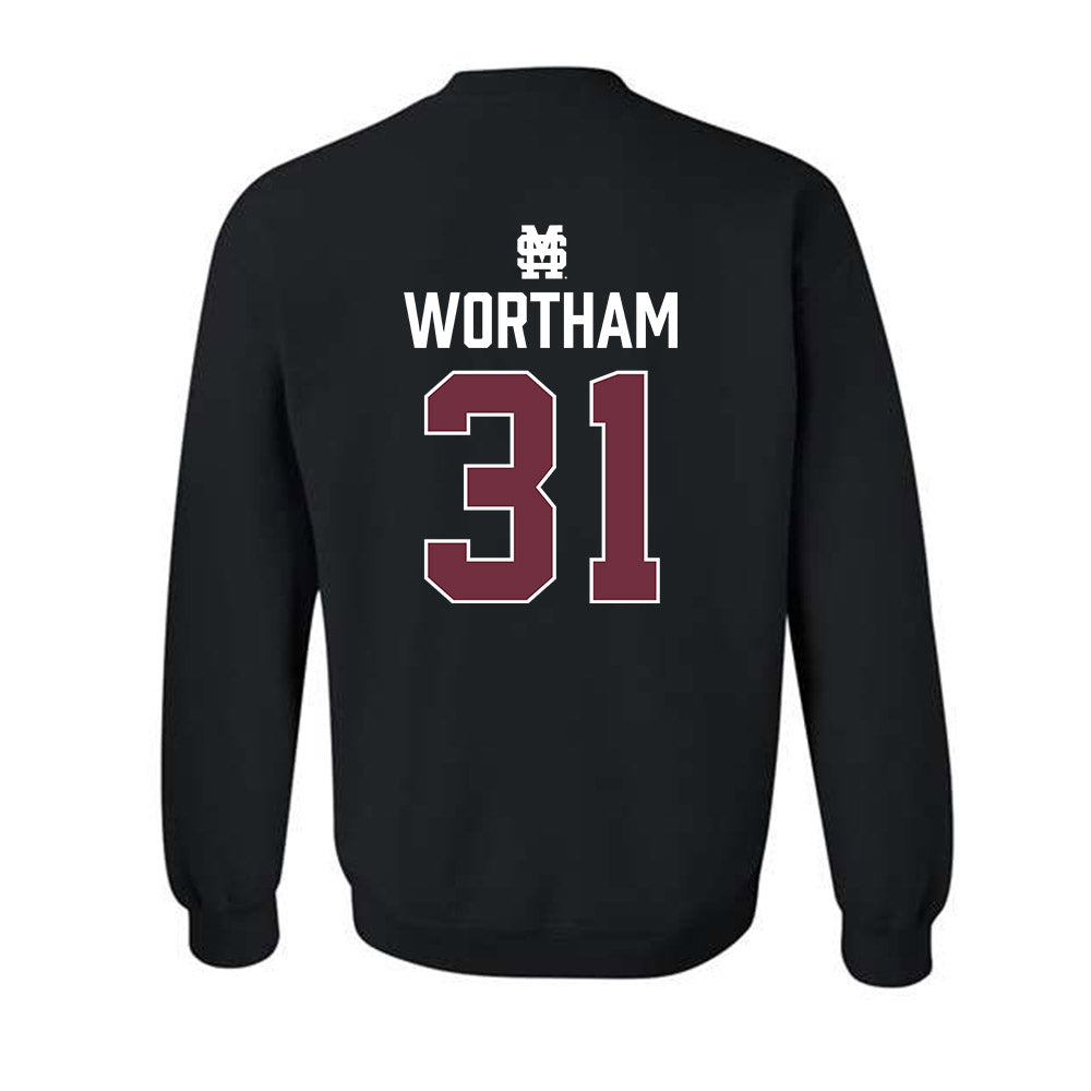 Mississippi State - NCAA Baseball : Charlie Wortham - Classic Shersey Crewneck Sweatshirt-1