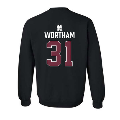 Mississippi State - NCAA Baseball : Charlie Wortham - Classic Shersey Crewneck Sweatshirt-1