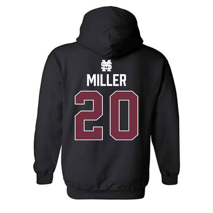 Mississippi State - NCAA Baseball : Maddox Miller - Classic Shersey Hooded Sweatshirt-1