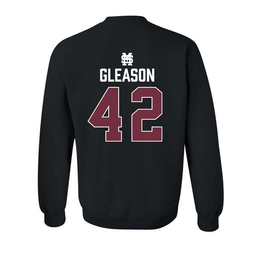 Mississippi State - NCAA Baseball : Jack Gleason - Classic Shersey Crewneck Sweatshirt-1