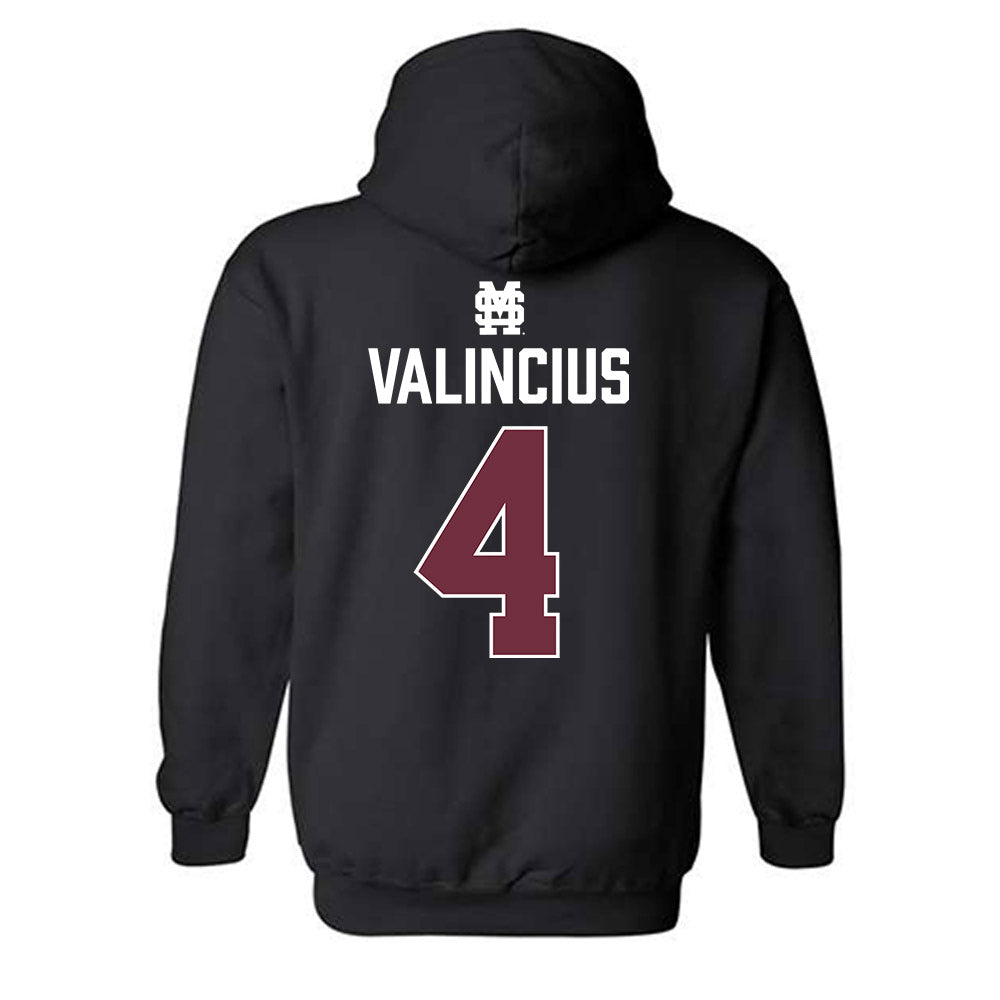 Mississippi State - NCAA Baseball : Tomas Valincius - Classic Shersey Hooded Sweatshirt-1