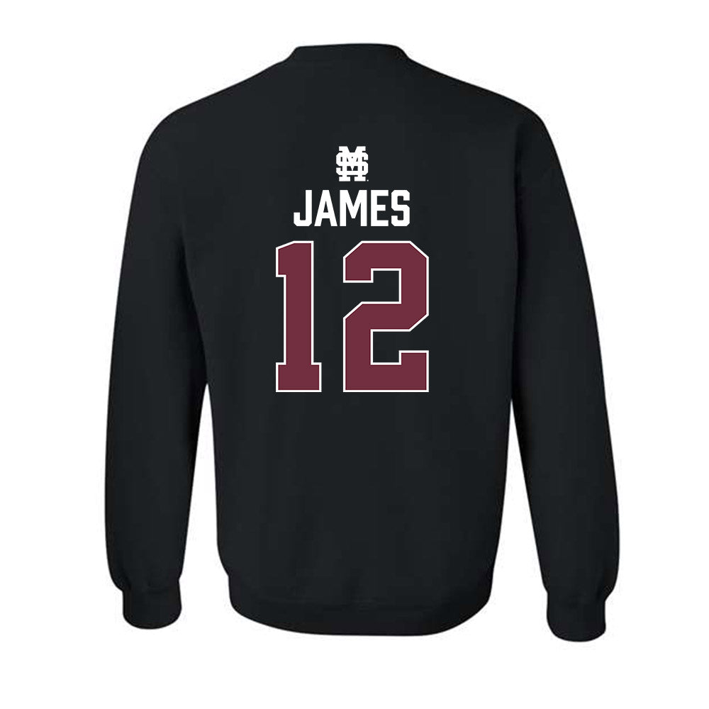 Mississippi State - NCAA Baseball : Chone James - Classic Shersey Crewneck Sweatshirt-1
