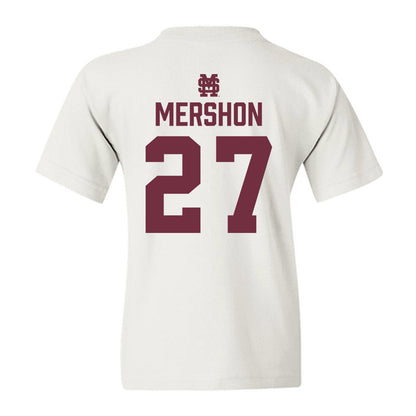 Mississippi State - NCAA Baseball : Peter Mershon - Classic Shersey Youth T-Shirt-1