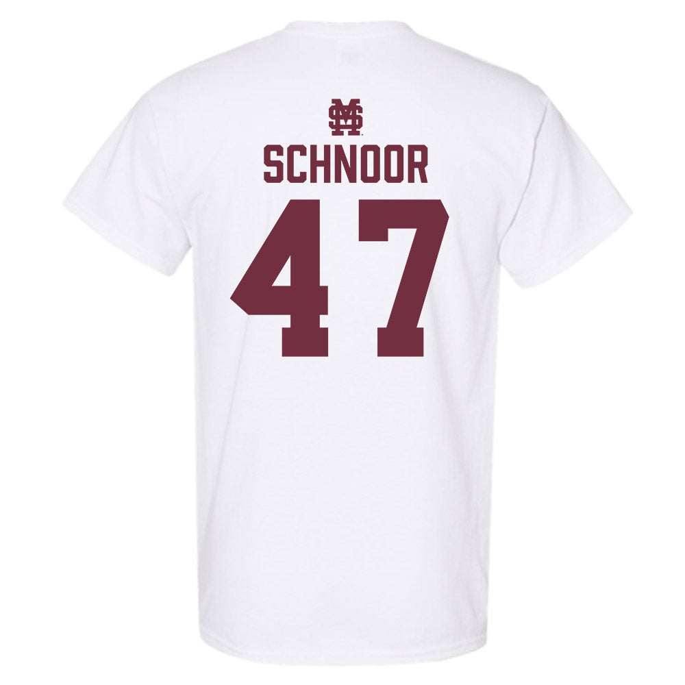 Mississippi State - NCAA Baseball : JT Schnoor - Classic Shersey T-Shirt-1