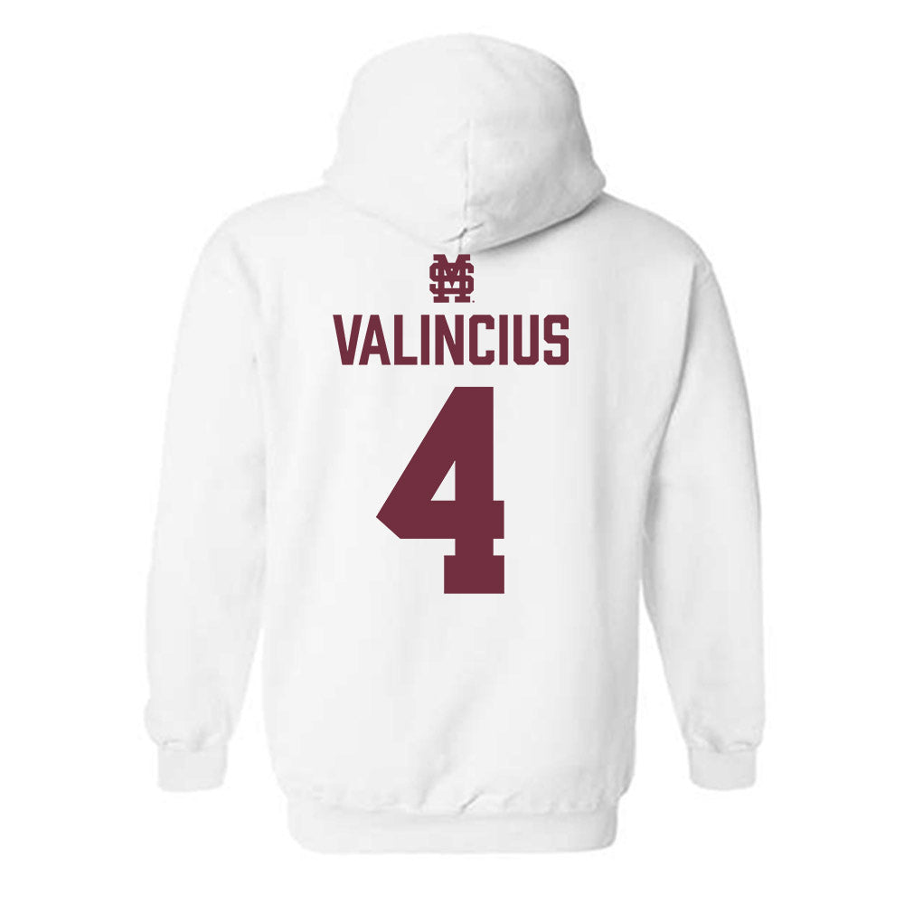 Mississippi State - NCAA Baseball : Tomas Valincius - Classic Shersey Hooded Sweatshirt-1