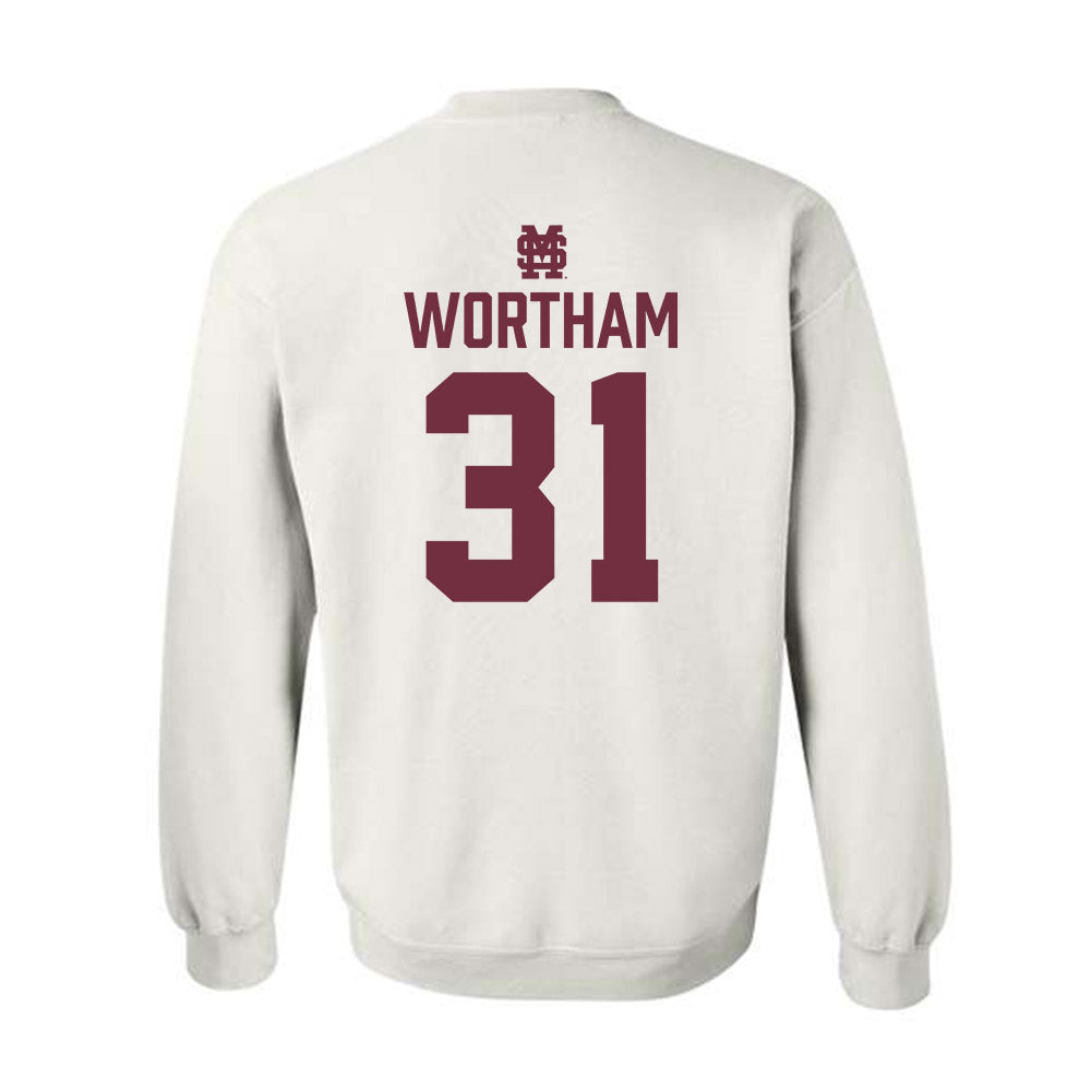 Mississippi State - NCAA Baseball : Charlie Wortham - Classic Shersey Crewneck Sweatshirt-1