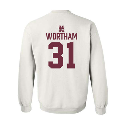 Mississippi State - NCAA Baseball : Charlie Wortham - Classic Shersey Crewneck Sweatshirt-1
