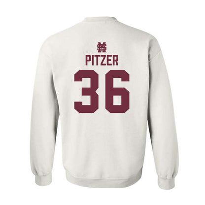 Mississippi State - NCAA Baseball : Tyler Pitzer - Classic Shersey Crewneck Sweatshirt-1