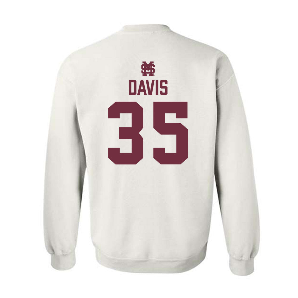 Mississippi State - NCAA Baseball : Ben Davis - Classic Shersey Crewneck Sweatshirt-1