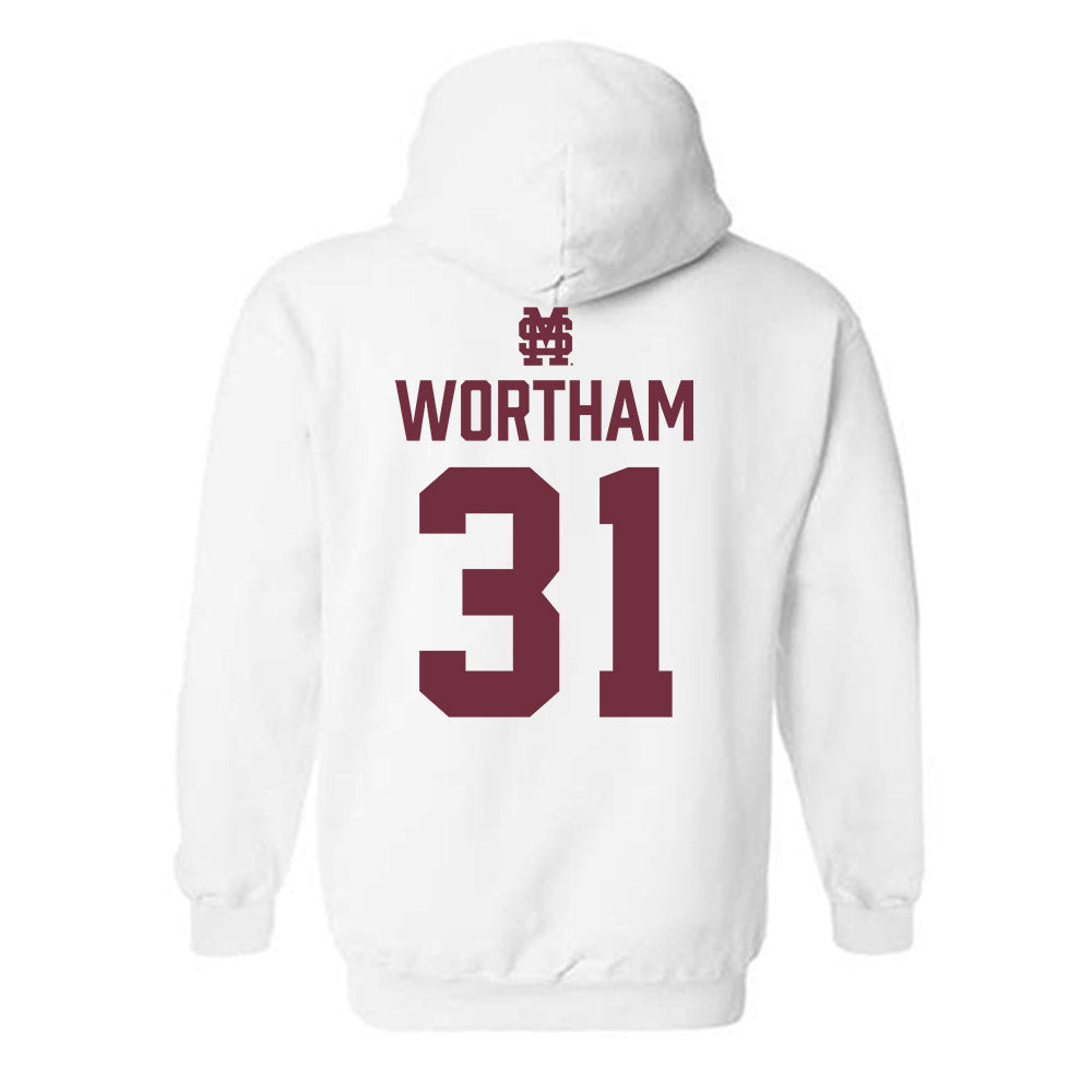 Mississippi State - NCAA Baseball : Charlie Wortham - Classic Shersey Hooded Sweatshirt-1