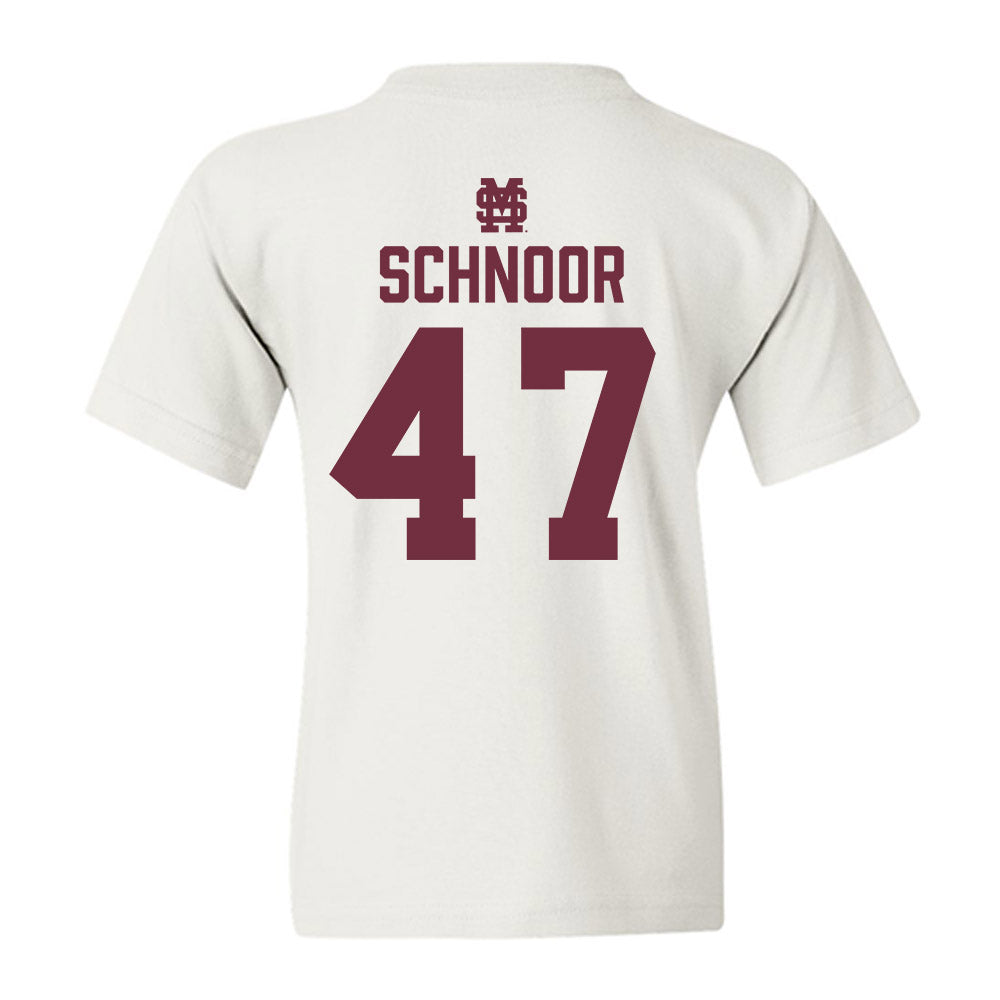 Mississippi State - NCAA Baseball : JT Schnoor - Classic Shersey Youth T-Shirt-1