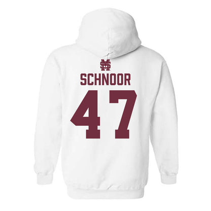 Mississippi State - NCAA Baseball : JT Schnoor - Classic Shersey Hooded Sweatshirt-1