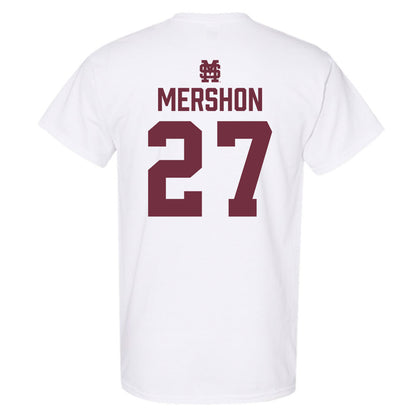 Mississippi State - NCAA Baseball : Peter Mershon - Classic Shersey T-Shirt-1