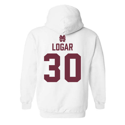 Mississippi State - NCAA Baseball : Jackson Logar - Classic Shersey Hooded Sweatshirt-1