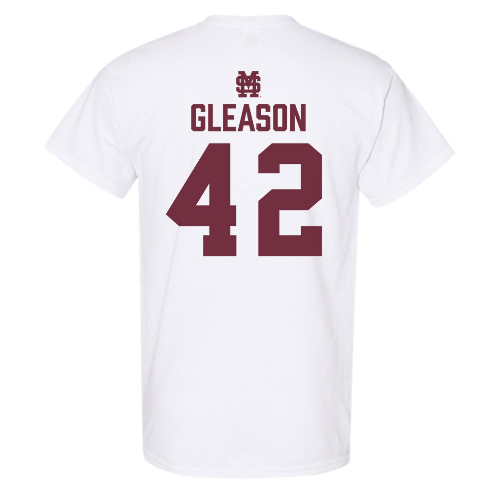 Mississippi State - NCAA Baseball : Jack Gleason - Classic Shersey T-Shirt-1