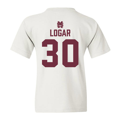 Mississippi State - NCAA Baseball : Jackson Logar - Classic Shersey Youth T-Shirt-1