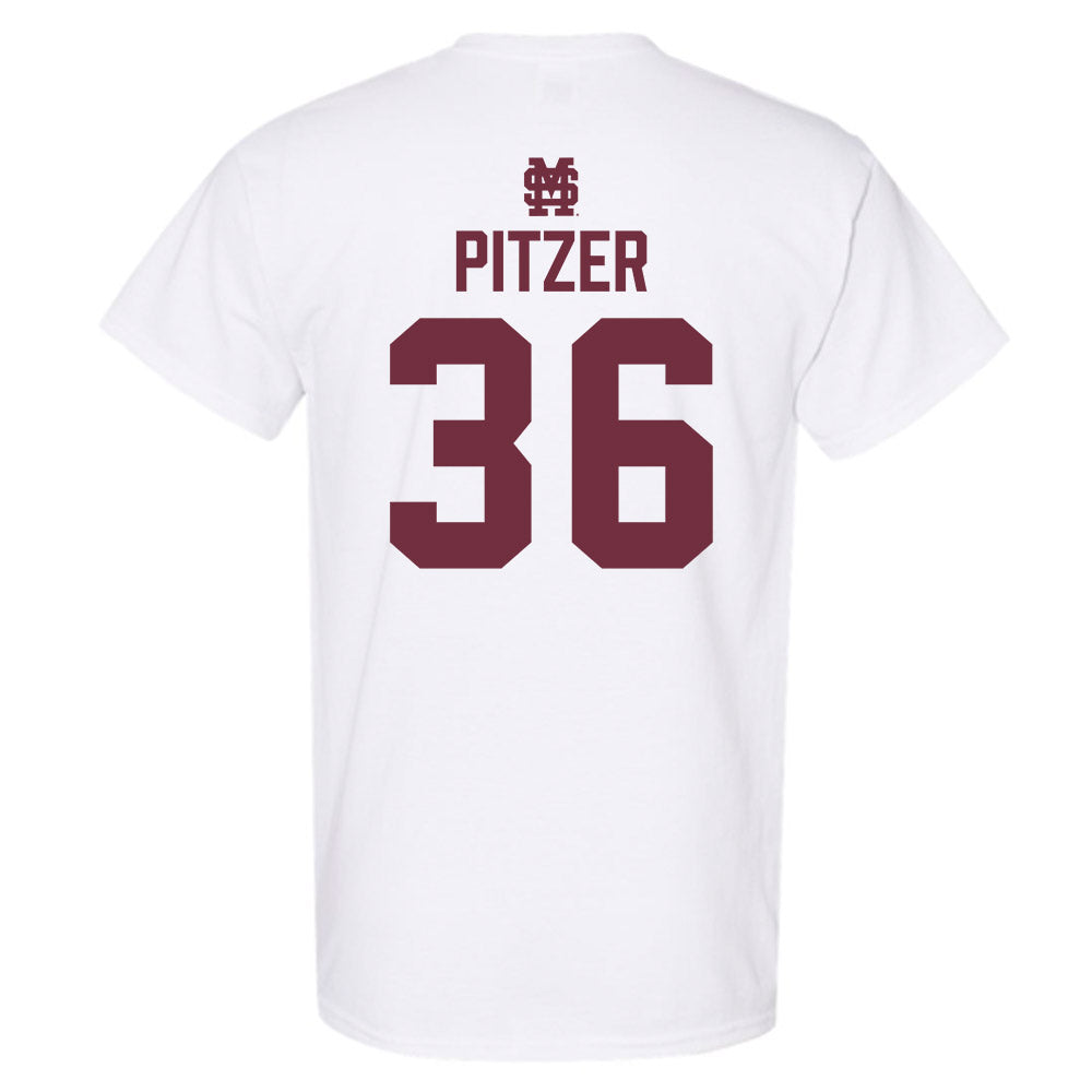 Mississippi State - NCAA Baseball : Tyler Pitzer - Classic Shersey T-Shirt-1