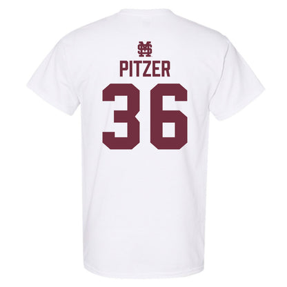 Mississippi State - NCAA Baseball : Tyler Pitzer - Classic Shersey T-Shirt-1