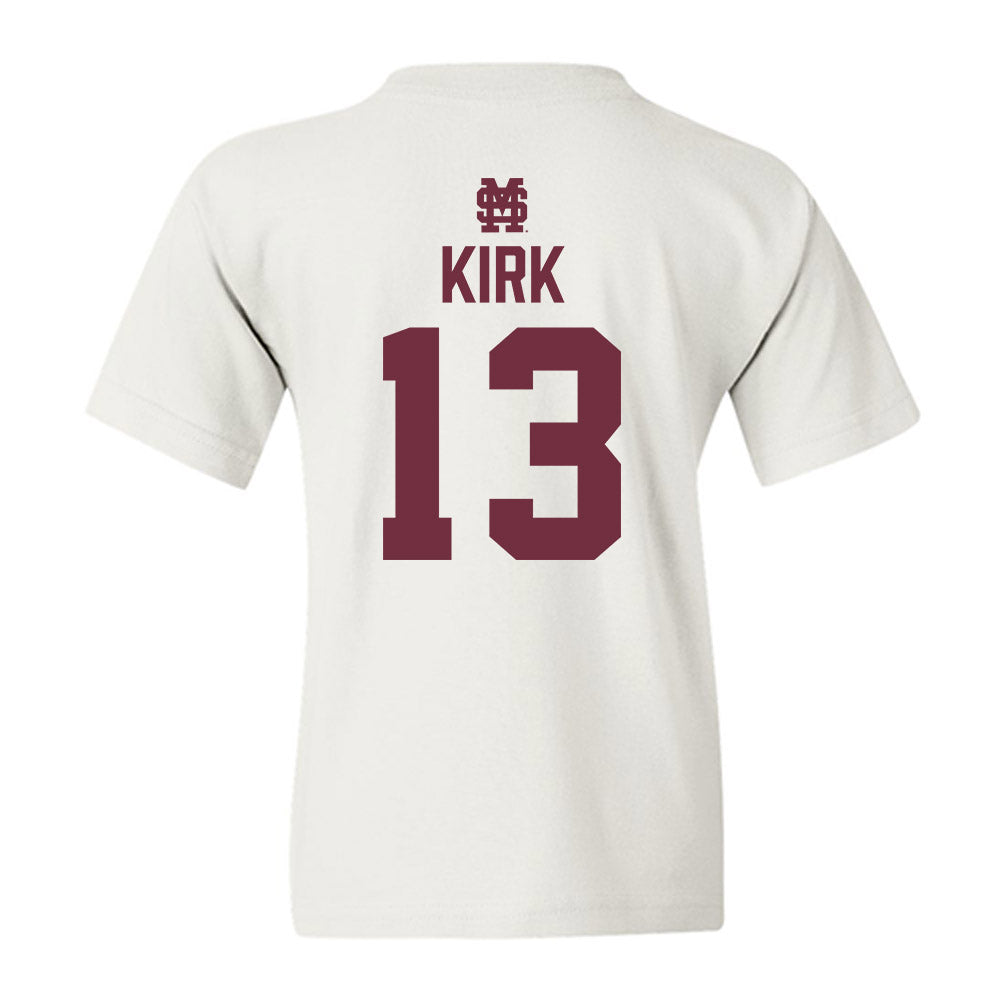 Mississippi State - NCAA Baseball : William Kirk - Classic Shersey Youth T-Shirt-1