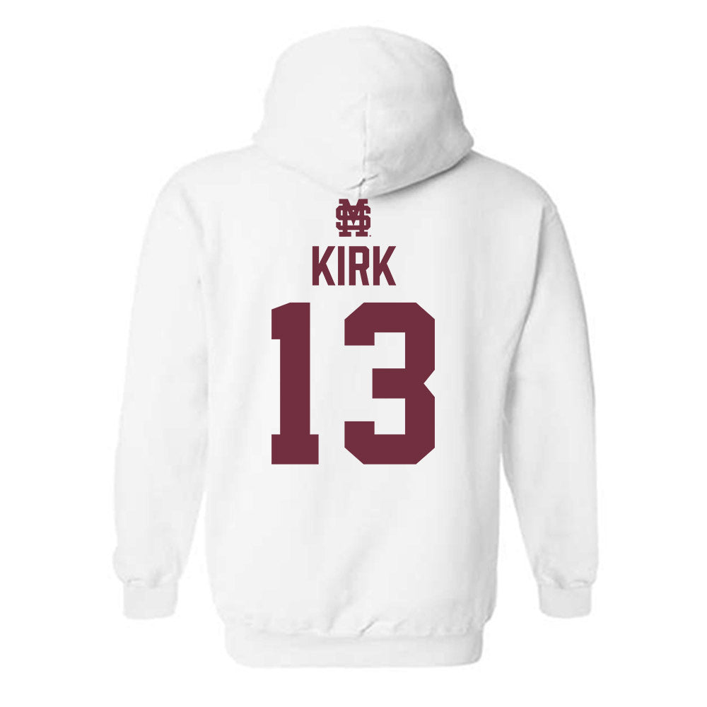 Mississippi State - NCAA Baseball : William Kirk - Classic Shersey Hooded Sweatshirt-1