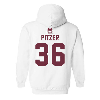 Mississippi State - NCAA Baseball : Tyler Pitzer - Classic Shersey Hooded Sweatshirt-1