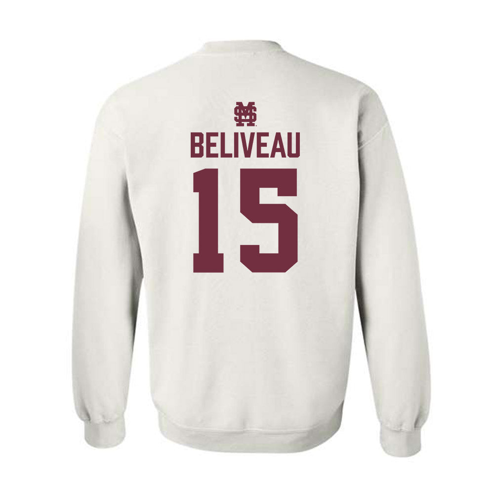 Mississippi State - NCAA Baseball : Tanner Beliveau - Classic Shersey Crewneck Sweatshirt-1