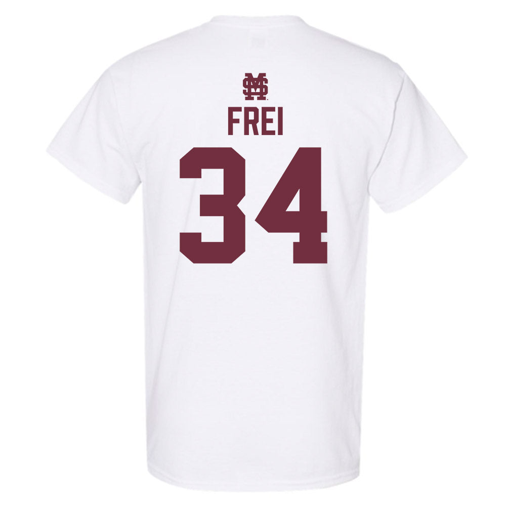 Mississippi State - NCAA Baseball : Gehrig Frei - Classic Shersey T-Shirt-1