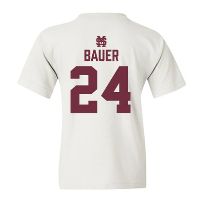 Mississippi State - NCAA Baseball : Jack Bauer - Classic Shersey Youth T-Shirt-1
