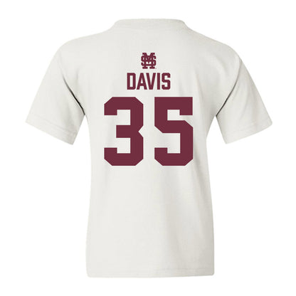 Mississippi State - NCAA Baseball : Ben Davis - Classic Shersey Youth T-Shirt-1