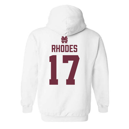 Mississippi State - NCAA Baseball : Parker Rhodes - Classic Shersey Hooded Sweatshirt-1