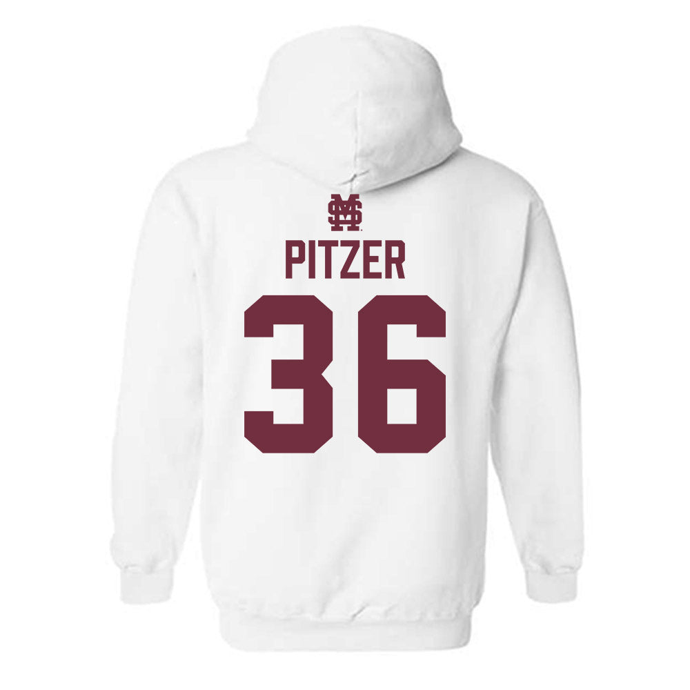 Mississippi State - NCAA Baseball : Tyler Pitzer - Classic Shersey Hooded Sweatshirt-1