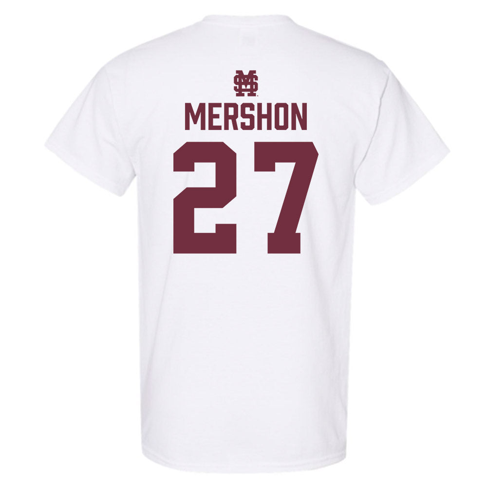 Mississippi State - NCAA Baseball : Peter Mershon - Classic Shersey T-Shirt-1